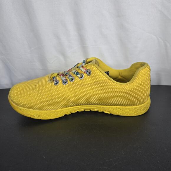 NOBULL Trainer Shoes Mens 6.5 Womens 8 Yellow SuperFabric CrossFit Gym Low Top main image 8